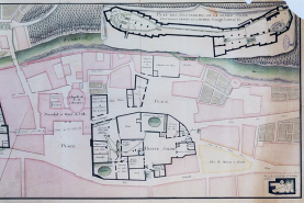 Plans des salines de Salins et de leurs environs [... : partie droite (souterrains et Petite Saline)]. © Région Bourgogne-Franche-Comté, Inventaire du patrimoine