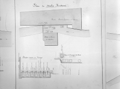 Réglementation des usines [...] Plans et dessins de détail : détail du moulin Rentreux. © Région Bourgogne-Franche-Comté, Inventaire du patrimoine