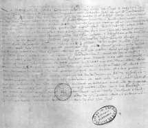 [Dessin du puits à Muyre : détail du texte]. © Région Bourgogne-Franche-Comté, Inventaire du patrimoine