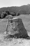 La face comportant les armes de la Franche-Comté. © Région Bourgogne-Franche-Comté, Inventaire du patrimoine