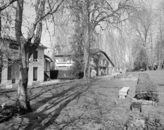Façades latérale gauche et postérieure du logement patronal (P). © Région Bourgogne-Franche-Comté, Inventaire du patrimoine