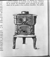 Fourneau à une marmite, série Y (modèle apparu en 1890). © Région Bourgogne-Franche-Comté, Inventaire du patrimoine