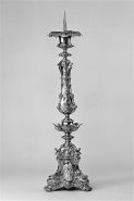 Vue d'un chandelier, de face. © Région Bourgogne-Franche-Comté, Inventaire du patrimoine