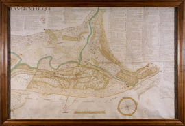 Plan géométrique de la descente faite [...] sur les territoires de Vaudioux et de Siam [...]. © Région Bourgogne-Franche-Comté, Inventaire du patrimoine