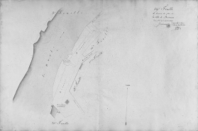 Plan d'alignement, feuille n° 18 : hôpital Saint-Jacques. © Région Bourgogne-Franche-Comté, Inventaire du patrimoine