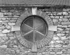Atelier de fabrication ouest : détail d'un oculus. © Région Bourgogne-Franche-Comté, Inventaire du patrimoine