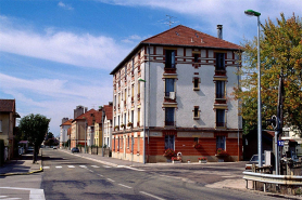 La cité ouvrière : logements sur la rue de la Liberté. © Région Bourgogne-Franche-Comté, Inventaire du patrimoine