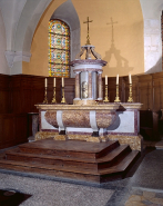 Vue d'ensemble, de trois quarts droit. © Région Bourgogne-Franche-Comté, Inventaire du patrimoine