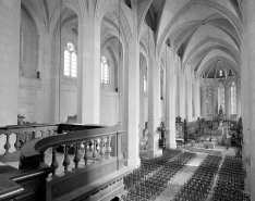 Elévation nord de la nef depuis la tribune d'orgues. © Région Bourgogne-Franche-Comté, Inventaire du patrimoine