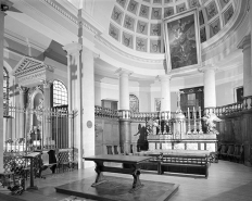 Le choeur et le déambulatoire. © Région Bourgogne-Franche-Comté, Inventaire du patrimoine