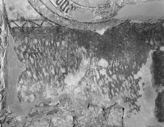 Partie supérieure gauche du mur ouest. © Région Bourgogne-Franche-Comté, Inventaire du patrimoine