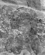 Détail de la Cène : le troisième apôtre à droite. © Région Bourgogne-Franche-Comté, Inventaire du patrimoine