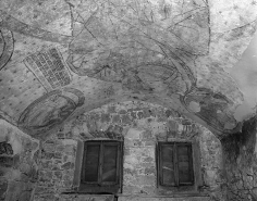 Détail de la voûte du choeur et du mur sud. © Région Bourgogne-Franche-Comté, Inventaire du patrimoine