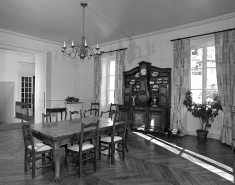 La salle à manger, vue générale. © Région Bourgogne-Franche-Comté, Inventaire du patrimoine