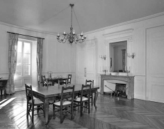 La salle à manger, vue générale. © Région Bourgogne-Franche-Comté, Inventaire du patrimoine