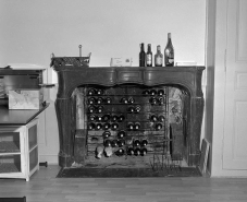 La cheminée de l'ancienne chambre à côté de la cuisine. © Région Bourgogne-Franche-Comté, Inventaire du patrimoine