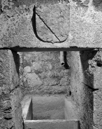 Bassin dans le conduit hydraulique des infirmeries. © Région Bourgogne-Franche-Comté, Inventaire du patrimoine