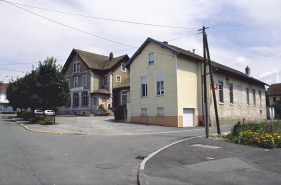 Vue d'ensemble depuis l'ouest. © Région Bourgogne-Franche-Comté, Inventaire du patrimoine