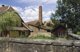 Vue en amont de la Batte. © Région Bourgogne-Franche-Comté, Inventaire du patrimoine