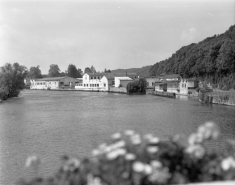 Bâtiment d'eau. Poulies de la charpente. © Région Bourgogne-Franche-Comté, Inventaire du patrimoine