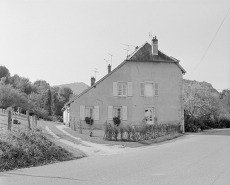 Pignon est du logement ouvrier collectif dit maison Laillet. © Région Bourgogne-Franche-Comté, Inventaire du patrimoine