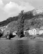 Façades postérieure et latérale gauche. © Région Bourgogne-Franche-Comté, Inventaire du patrimoine