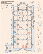 Plan de localisation des prises de vues photogrammétriques © Région Bourgogne-Franche-Comté, Inventaire du patrimoine