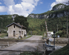 Vue d'ensemble, depuis l'ouest. © Région Bourgogne-Franche-Comté, Inventaire du patrimoine