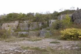 Vue d'ensemble du front de taille nord. © Région Bourgogne-Franche-Comté, Inventaire du patrimoine