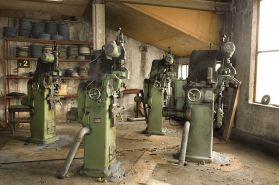 Machines à affûter Vollmer et Winter (Biberach). © Région Bourgogne-Franche-Comté, Inventaire du patrimoine