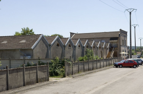 Pignons de l'atelier de fabrication sur la rue de la Retorderie. © Région Bourgogne-Franche-Comté, Inventaire du patrimoine