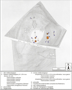 Localisation des différents points d'observation météorologiques en 1892. © Région Bourgogne-Franche-Comté, Inventaire du patrimoine