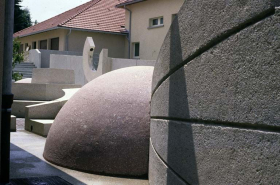 [Détail de l'oeuvre], 1988. © Région Bourgogne-Franche-Comté, Inventaire du patrimoine