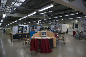 Site récent, atelier de microtechnique : intérieur. © Région Bourgogne-Franche-Comté, Inventaire du patrimoine