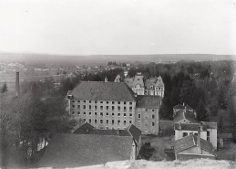 Vue aérienne de l'ancienne filature. © Région Bourgogne-Franche-Comté, Inventaire du patrimoine
