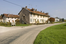 Cité ouvrière, depuis l'ouest. © Région Bourgogne-Franche-Comté, Inventaire du patrimoine