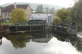 Vue d'ensemble depuis le pont. © Région Bourgogne-Franche-Comté, Inventaire du patrimoine