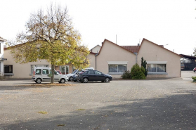 Murs pignons de l'atelier de fabrication depuis le nord-ouest. © Région Bourgogne-Franche-Comté, Inventaire du patrimoine