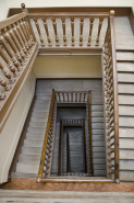 Vue d'ensemble de l'escalier. © Région Bourgogne-Franche-Comté, Inventaire du patrimoine