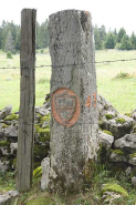 Borne © Région Bourgogne-Franche-Comté, Inventaire du patrimoine