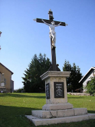 Vue générale de la croix de mission. © Région Bourgogne-Franche-Comté, Inventaire du patrimoine