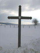 Vue générale de la croix de mission. © Région Bourgogne-Franche-Comté, Inventaire du patrimoine