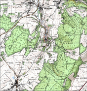 Carte de localisation. Carte topographique au 1:25000, I.G.N., Scey-sur-Saône, 3321 O. SCAN 25 © IGN - 2008, Licence n°2008CISE29-68. © Région Bourgogne-Franche-Comté, Inventaire du patrimoine