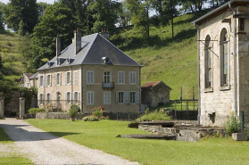 Logement patronal vu de trois quarts. © Région Bourgogne-Franche-Comté, Inventaire du patrimoine