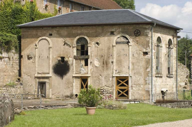 Façade est de la salle des machines. © Région Bourgogne-Franche-Comté, Inventaire du patrimoine