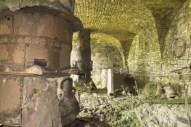 Salle des cubilots. Vue d'ensemble depuis l'ouest. © Région Bourgogne-Franche-Comté, Inventaire du patrimoine