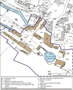 Plan-masse et de situation. Extrait du plan cadastral numérisé, 2008, section B, 1:1250. Source : Direction générale des Finances Publiques - Cadastre ; mise à jour : 2008. © Région Bourgogne-Franche-Comté, Inventaire du patrimoine