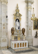 L'autel secondaire sud. © Région Bourgogne-Franche-Comté, Inventaire du patrimoine