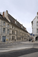 Façade principale, de trois quarts gauche. © Région Bourgogne-Franche-Comté, Inventaire du Patrimoine