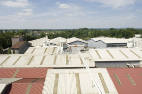 Toitures de l'usine de meubles, vers le nord-est. © Région Bourgogne-Franche-Comté, Inventaire du patrimoine